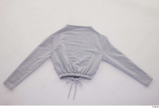 Rada Clothes  328 casual clothing grey cropped hoodie 0002.jpg